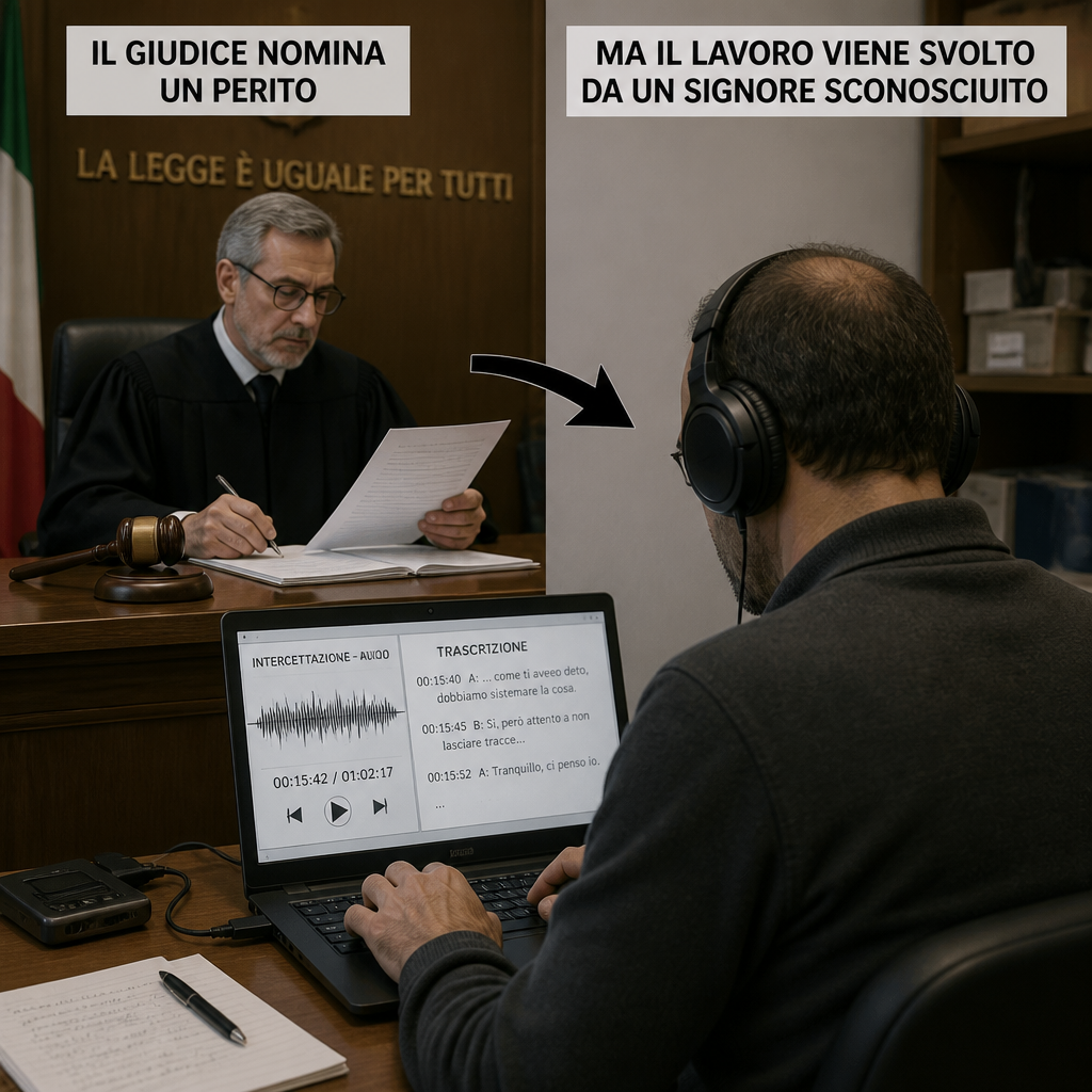 Perito giudiziario e trascrizioni intercettazioni