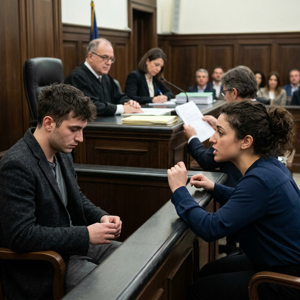 Giovane imputato e parte civile che rifiuta